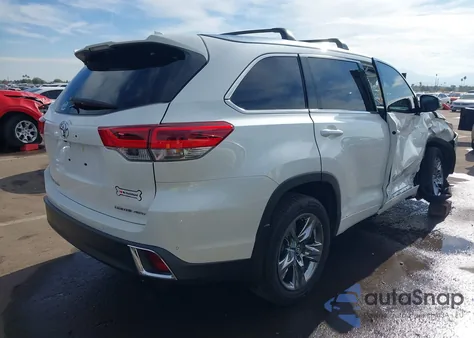 2019 Toyota Highlander Limited Platinum из США, поврежденный, VIN 5TDDZRFHXKS732547